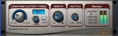 BassLane is a free VST from OtiumFX