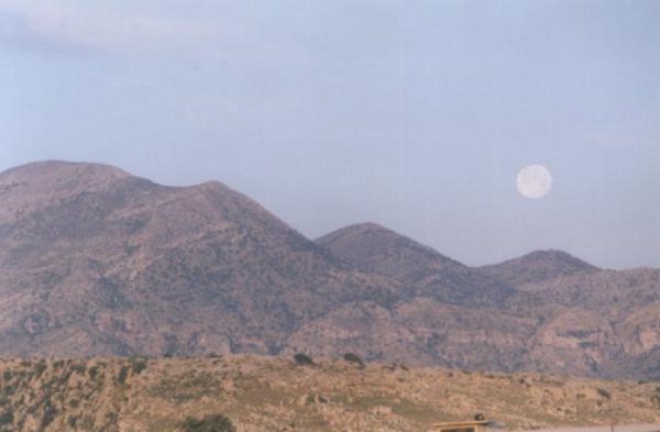 Mountain view from the south facing terrace